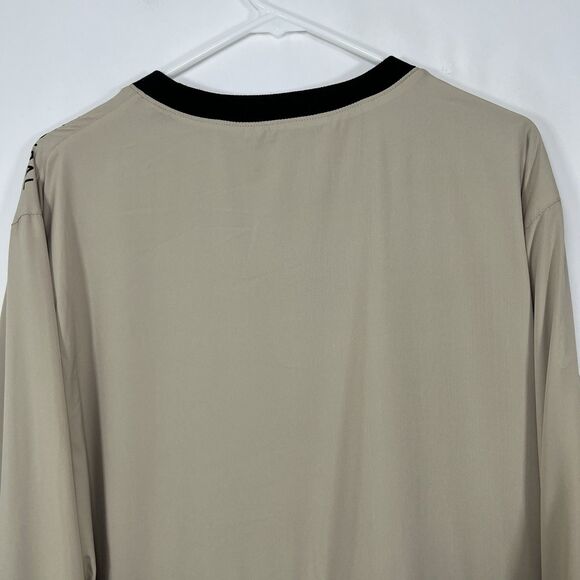 Municipal Sport Utility Gear Pullover Windbreaker Jacket Mens XXL 2XL Beige EUC - Picture 12 of 13